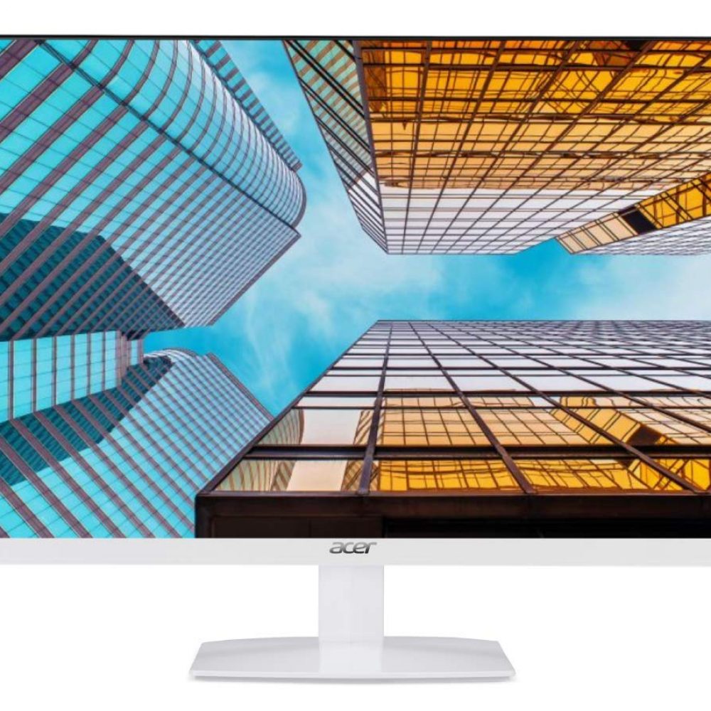 Acer 21.5 Inch Full HD IPS Ultra Slim (6.6mm Thick) Monitor I Frameless Design I AMD Free Sync I Eye Care Features I Stereo Speakers (HA220Q)