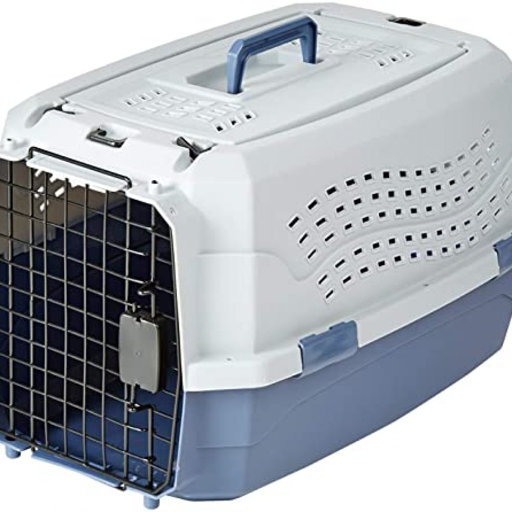 AmazonBasics Two Door Top Load Pet Kennel (23-inch)