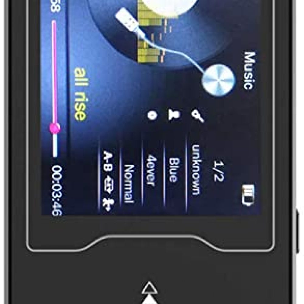 Docooler RUIZU D08 8GB MP3 MP4 Digital Player 2.4 Inch Screen Music Player Lossless Audio & Video Player FM Radio Recording E-Book Reading TF Card Read & Play with Headphone