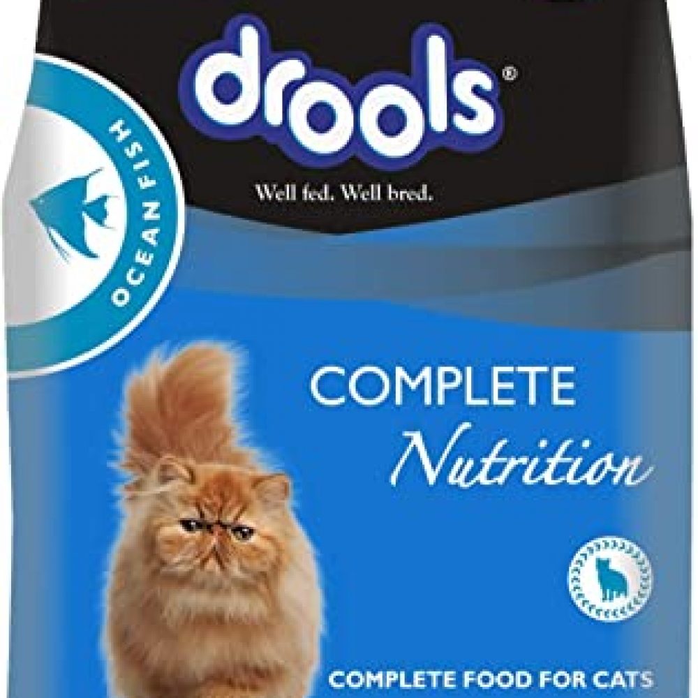 Drools Adult(+1 year) Dry Cat Food, Ocean Fish, 1.2kg (20% Extra Free Inside*Limited Stock)