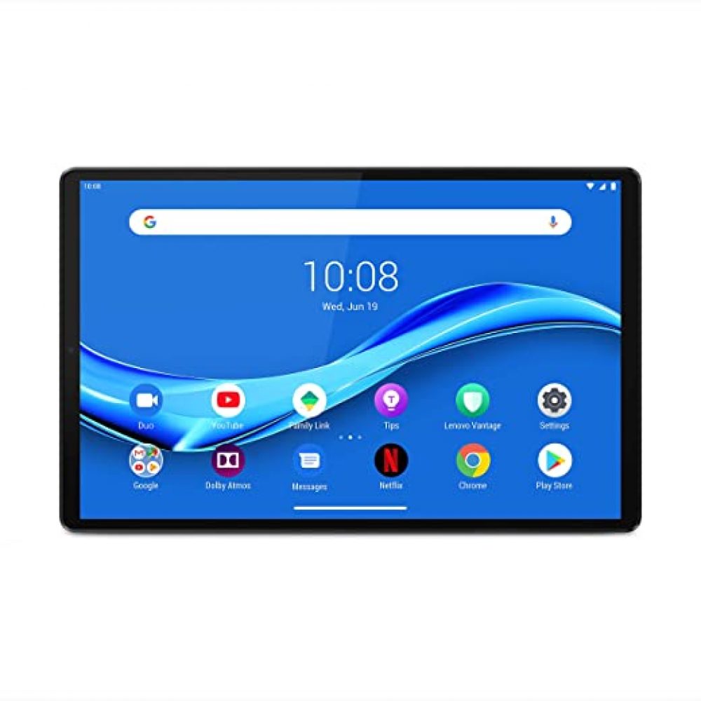 Lenovo Tab M10 FHD Plus Tablet (10.3-inch, 4GB, 128GB, Wi-Fi + LTE, Volte Calling), Platinum Grey
