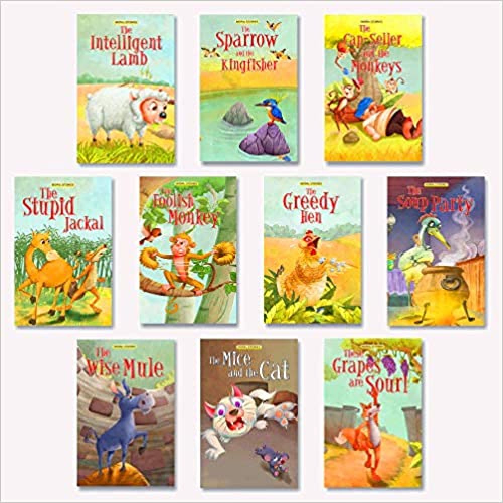 Moral Story Books for Kids (Pack of 10 Books)