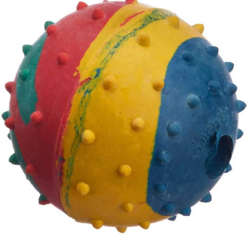 MUNCHOS Rubber Hard Dog Ball (Large)