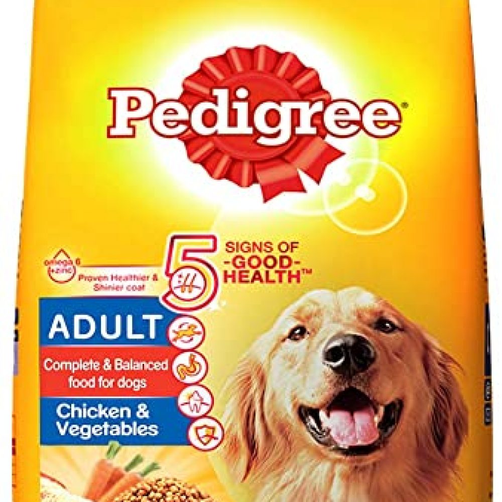 Pedigree Adult Dry Dog Food- Chicken & Vegetables, 1.2kg Pack