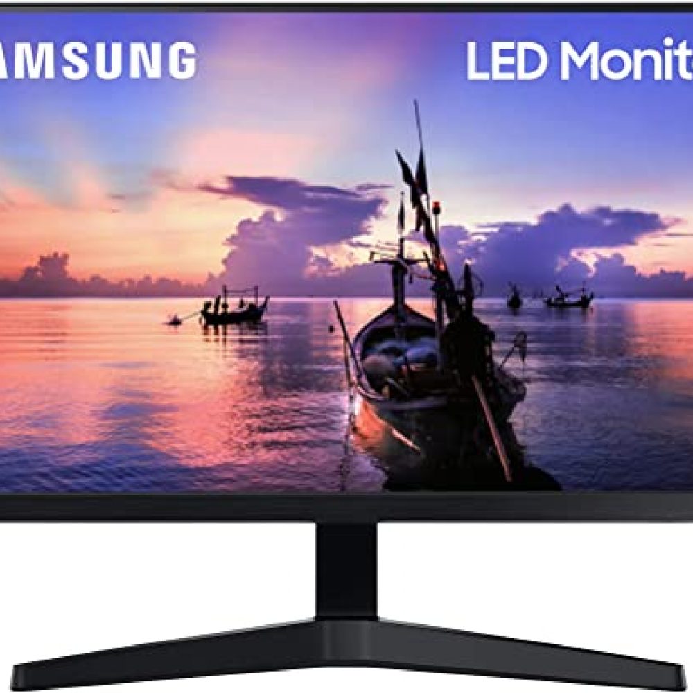 Samsung 24 inch (60.4 cm) IPS, Bezel Less,75 Hz Flat, Flicker Free LED Monitor-LF24T350FHWXXL (Dark Blue Gray)