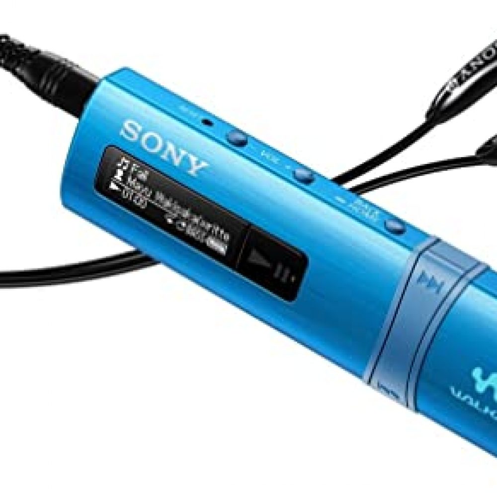 Sony NWZ-B183F Walkman 4GB Digital Music Player with FM, 20 hours of battery life (Blue)