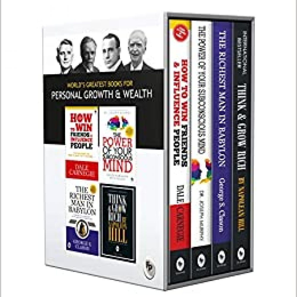 World’s Greatest Books For Personal Growth & Wealth (Set of 4 Books): Perfect Motivational Gift Set Paperback – 1 August 2019
