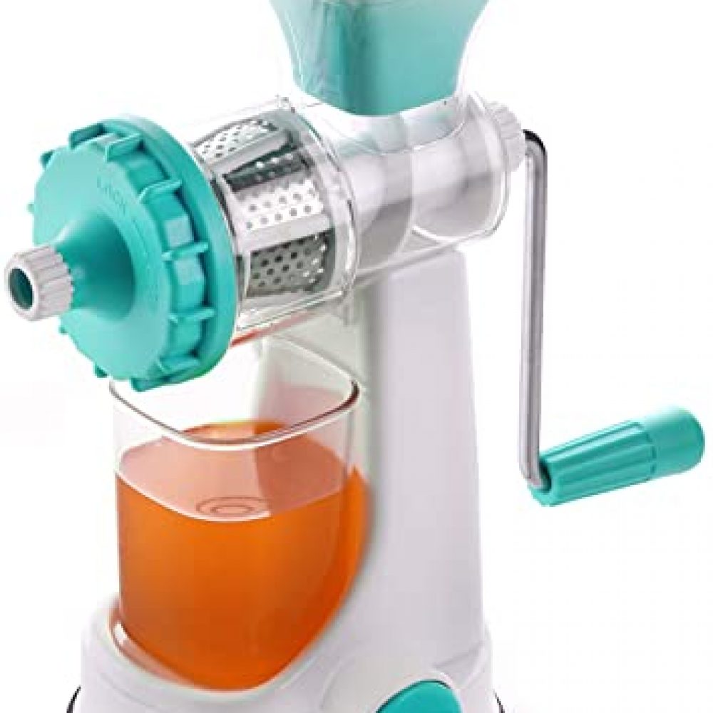 Ganesh Fruit & Vegetable Steel Handle Juicer, Blue