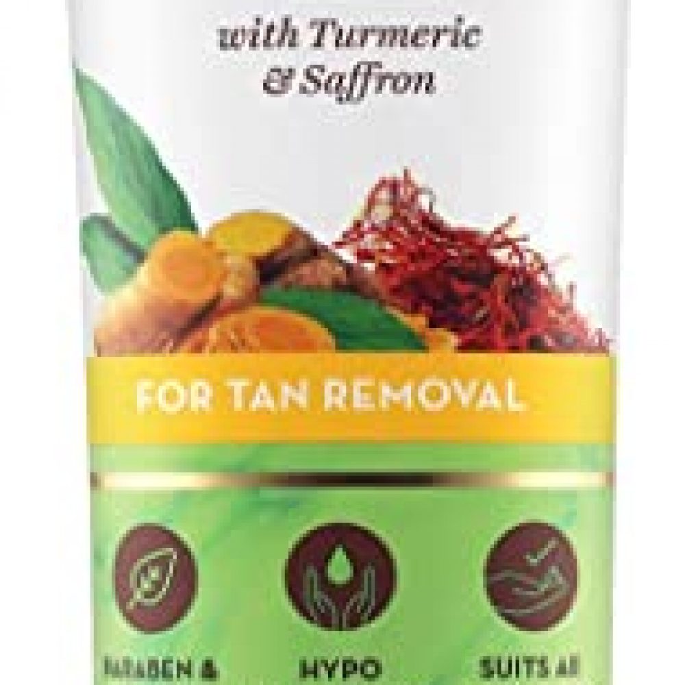 Mamaearth Ubtan Natural Face Wash for All Skin Type with Turmeric & Saffron for Tan removal and Skin brightning 100 ml – SLS & Paraben Free