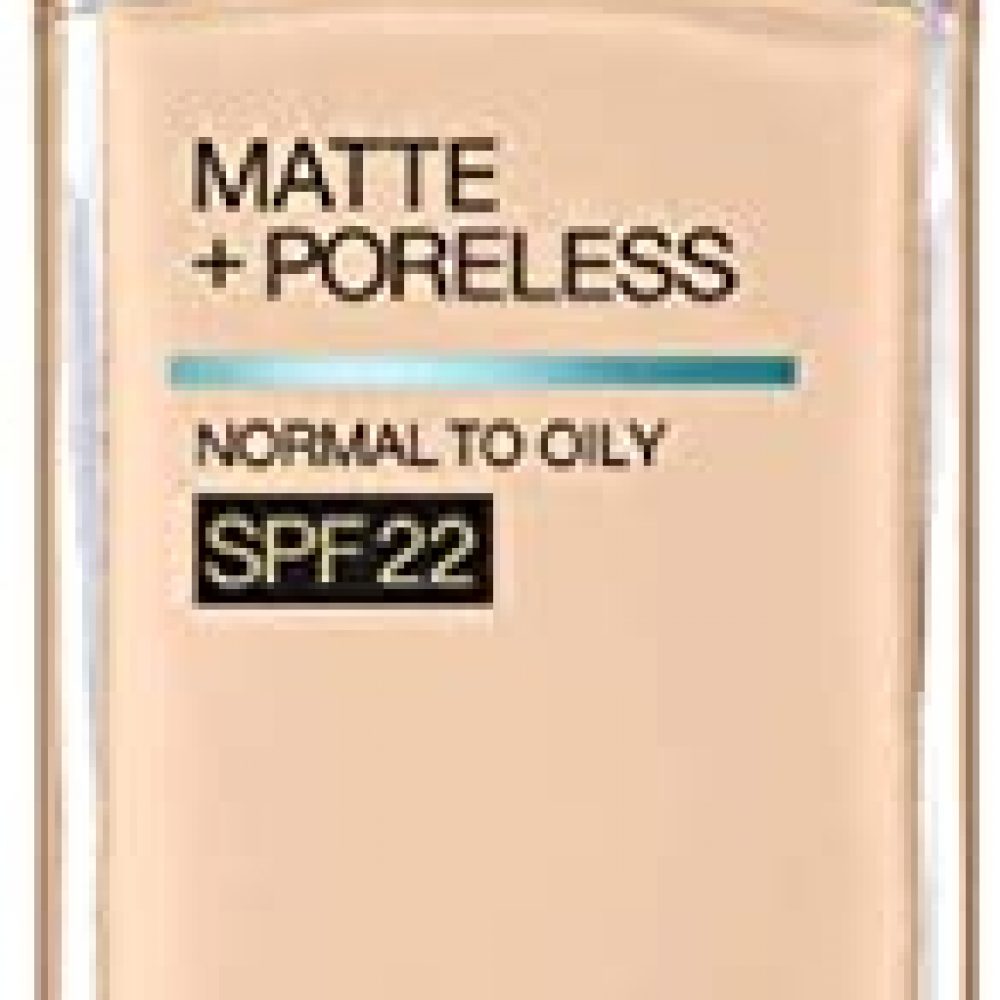 Maybelline New York Fit Me Matte+Poreless Liquid Foundation (With Pump & SPF 22), 115 Ivory, 30ml