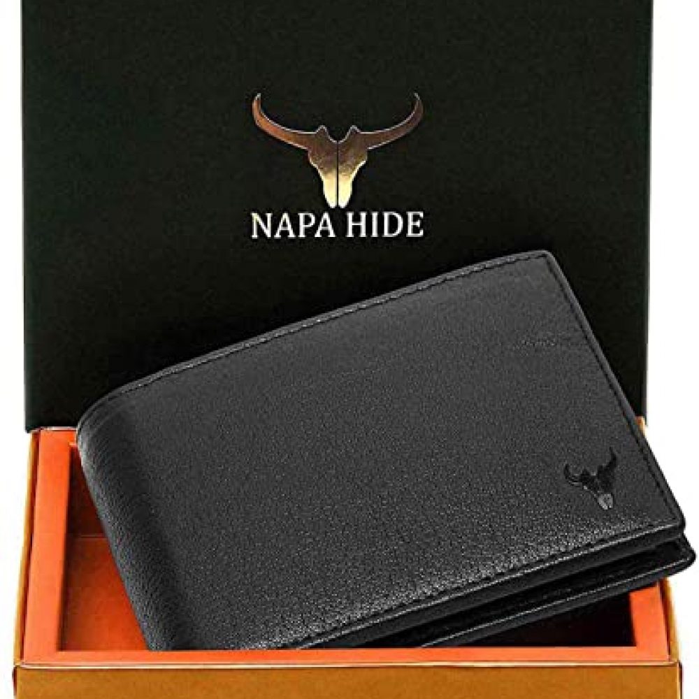 NAPA HIDE India Black Men’s Wallet (NPH012 BLK)