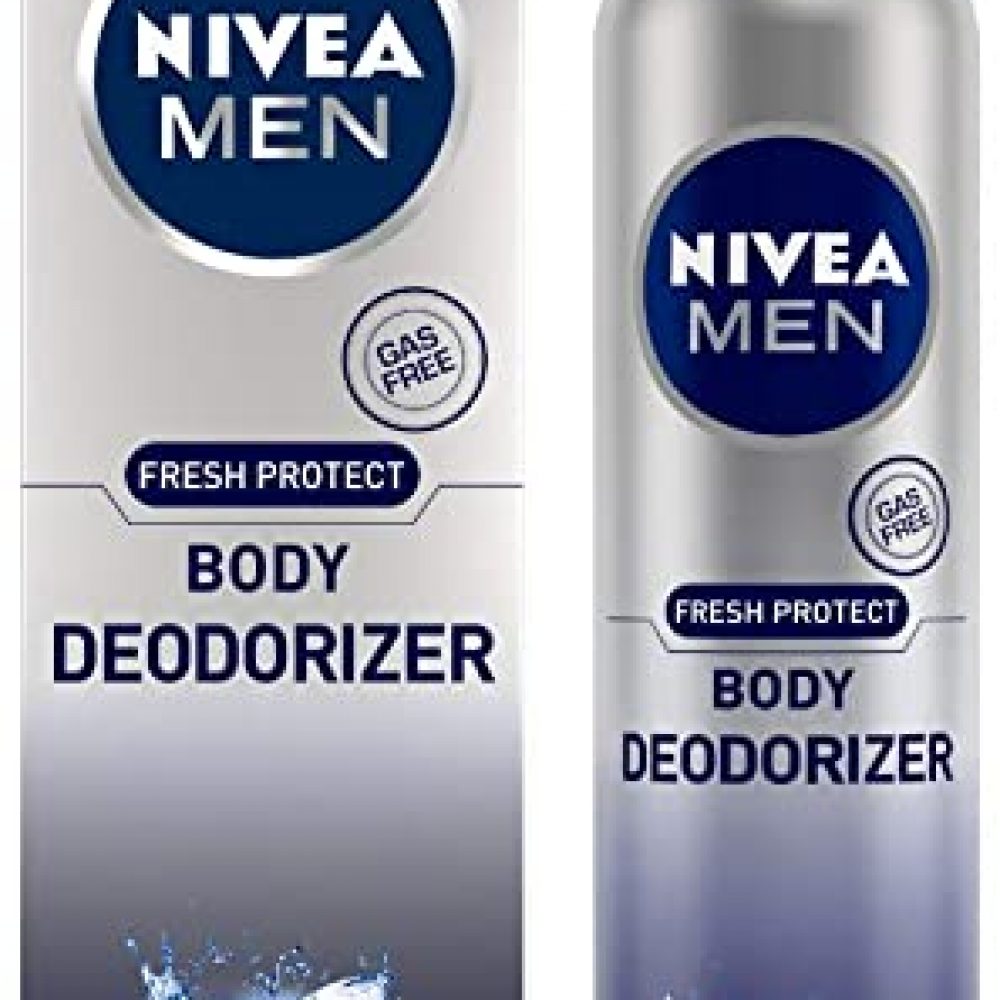 Nivea Deodorant for Men, Fresh Active Original, 150ml and Face Wash for Men, Oil Control, 10x Vitamin C, 150ml