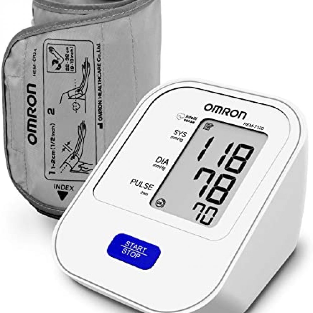 Omron HEM 7120 Fully Automatic Digital Blood Pressure Monitor With Intellisense Technology For Most Accurate Measurement