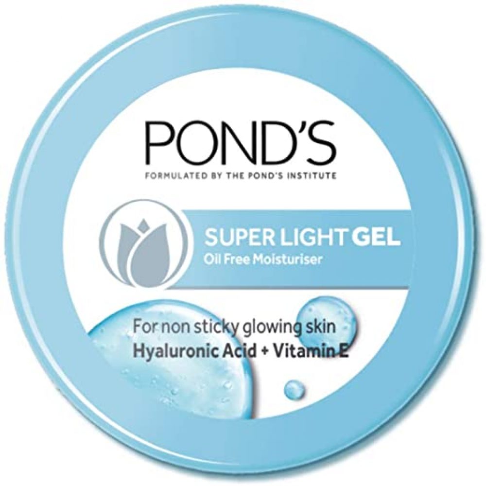POND’S Super Light Gel Face Moisturiser with Hyaluronic Acid and Vitamin E, 147 g