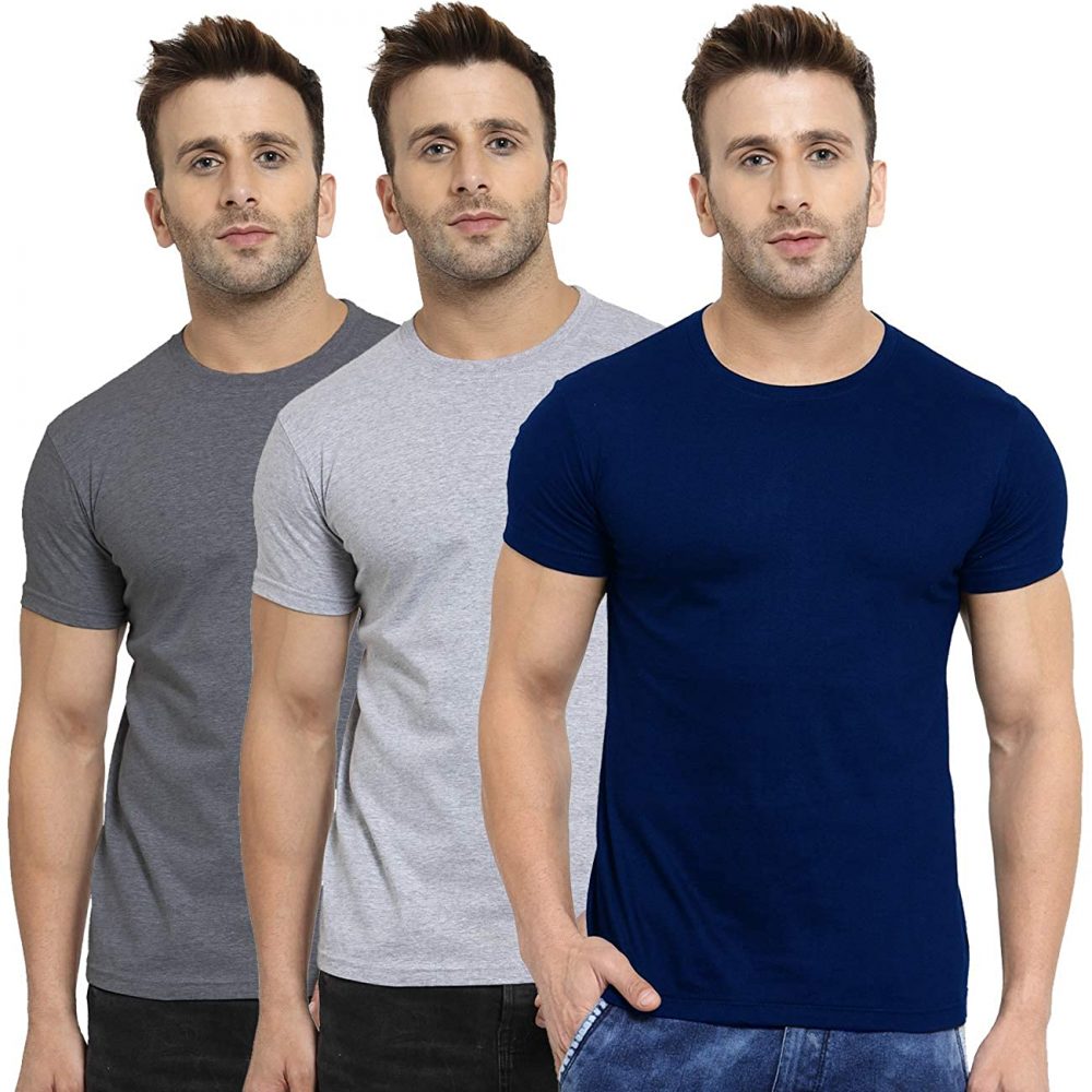 Scott International Men’s Regular Fit T-Shirt (Pack of 3)