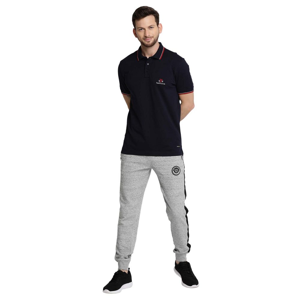 Van Heusen Men’s Solid Regular Fit Polo