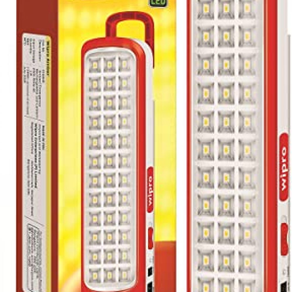 Wipro Coral Rechargeable Emergency Light (Yellow)