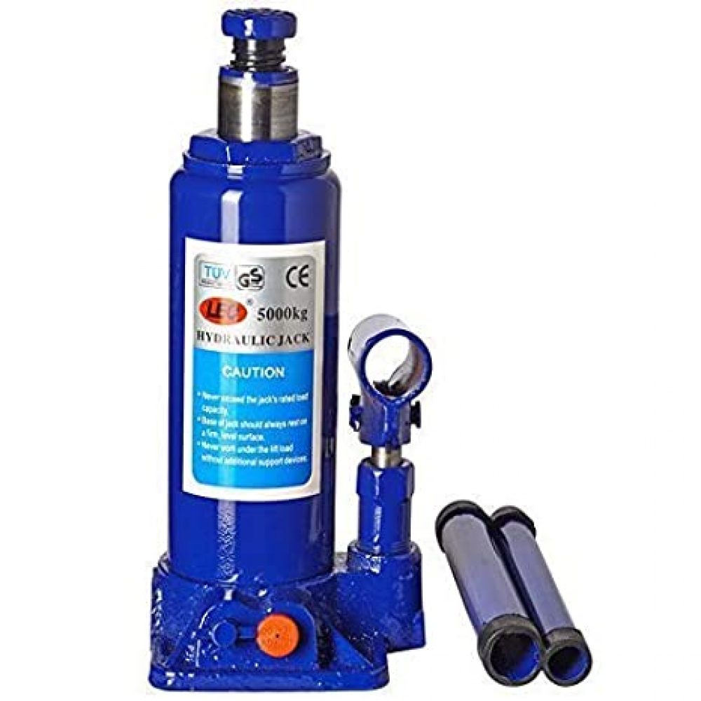 Yashvin Jack for Car 5000 Kg Heavy Duty Hydraulic Jack for All Cars 5 Ton Easy to Use in Emergency Model R07