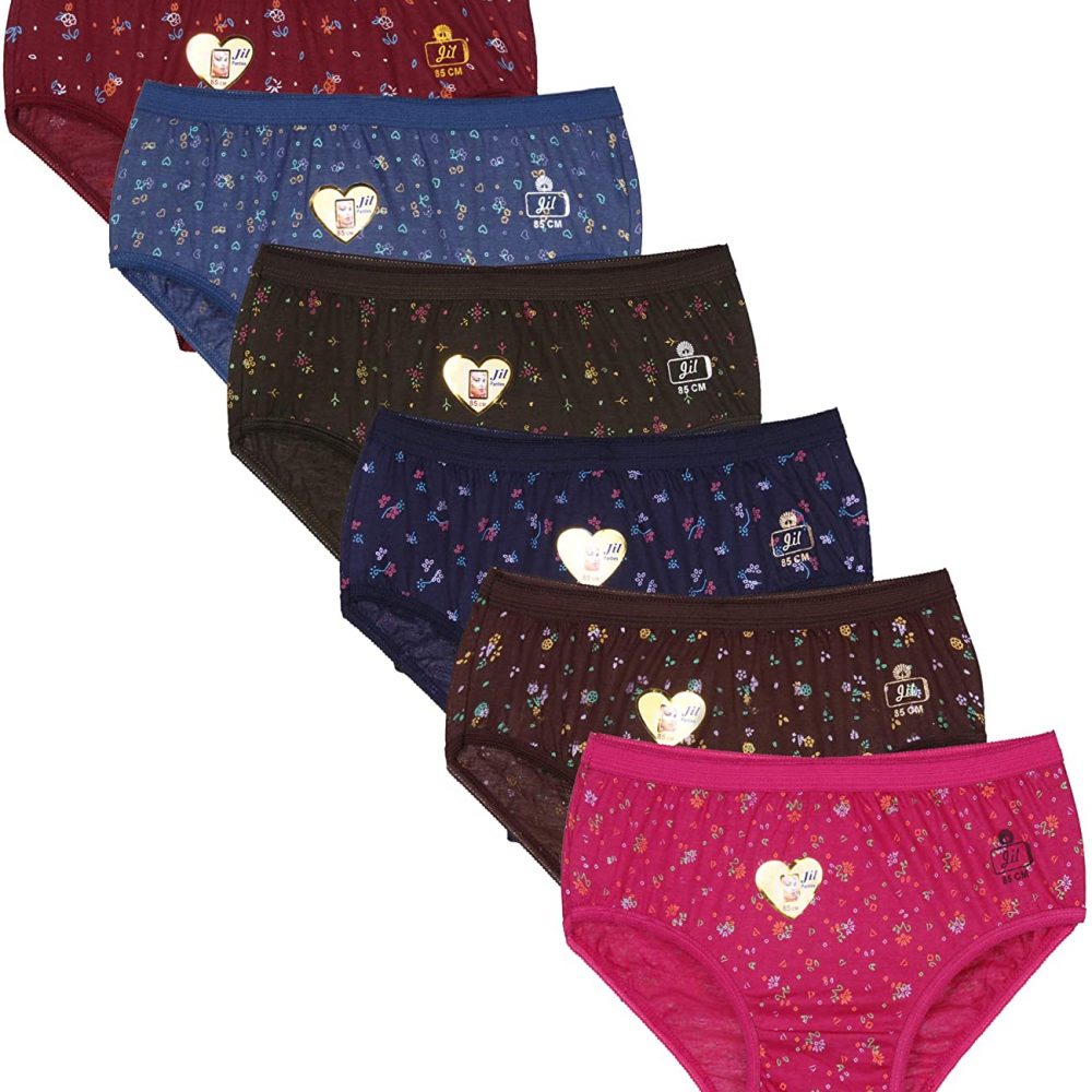 JIL X Ladies Cotton Panty Briefs/Hipster Under Innerwear for Women