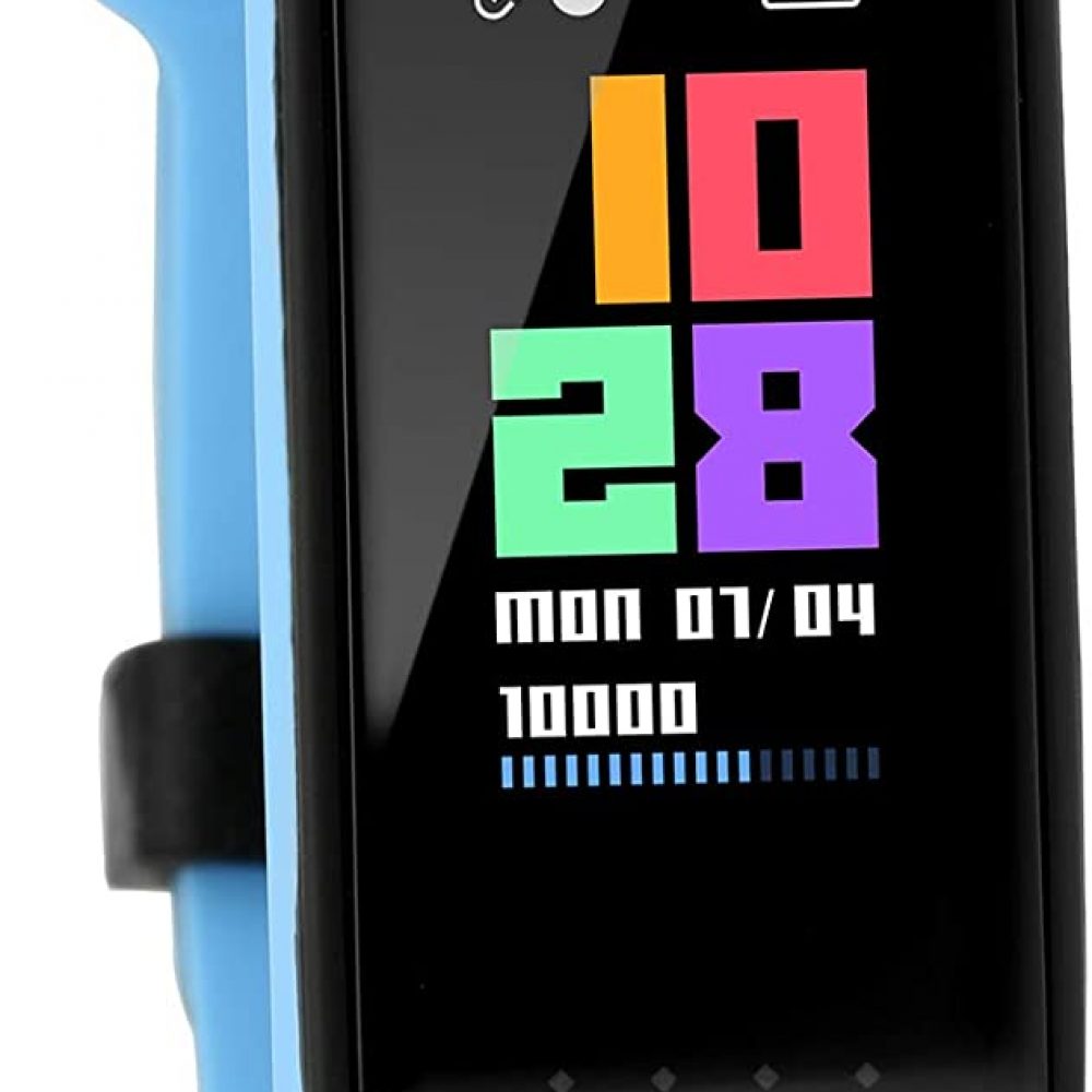Fastrack reflex 3.0 (Black & Blue) Uni-sex activity tracker – Full touch, color display, Heart rate monitor, Dual- tone silicone strap and up to 10 days battery life