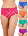 RVB Fashions Women’s Cotton Panties (Pack of 5) Color May Vary