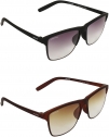 Creature Black & Green Sunglasses Combo with UV Protection (Lens-Black & Green||Frame-Black & Green||SUN-001-003)