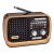 iGear Vintage Vibes – 7 Band Radio FM/AM/SW with MP3 Player Bluetooth, USB, TF/SD Card, inbuilt 1200 mAh Rechargeable Battery, and Built-in Torch, Retro Style