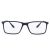 Intellilens® Square Unisex Blue Cut Spectacle with Anti-glare for Eye Protection – ( Zero Power, Black, Standard Size )