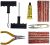 Jagger Complete Tubeless Tyre Puncture Repair Kit (Nose Pliers + Cutter + Rubber Cement + Extra Strips)
