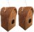 LIVEONCE Pure Nest Bird House Purely Handmade, Type -Coir, Color -Brown, Size (L 12 x W 12 X 20 cm),Set of 2