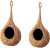LIVEONCE Safest Round Organic Bird Nest Purely Handmade Love Birds/Sparrow (Brown) -Set of 2