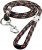 Vrct Red Nylon Rope Leash for Large Breed Dog- X-Large (Color May Vary)